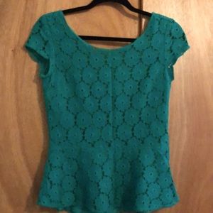 Xhilaration women peplum top size M.